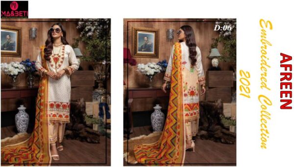 3 Pc Arham Ali Luxury Embroidery Collection - Image 2
