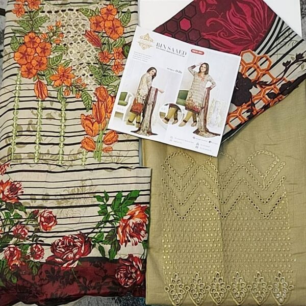 Bin Saeed Luxury Embroidery Collection - Image 3