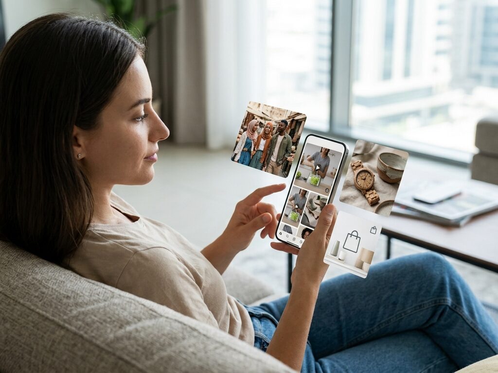 social media buying decisions influenced by online content