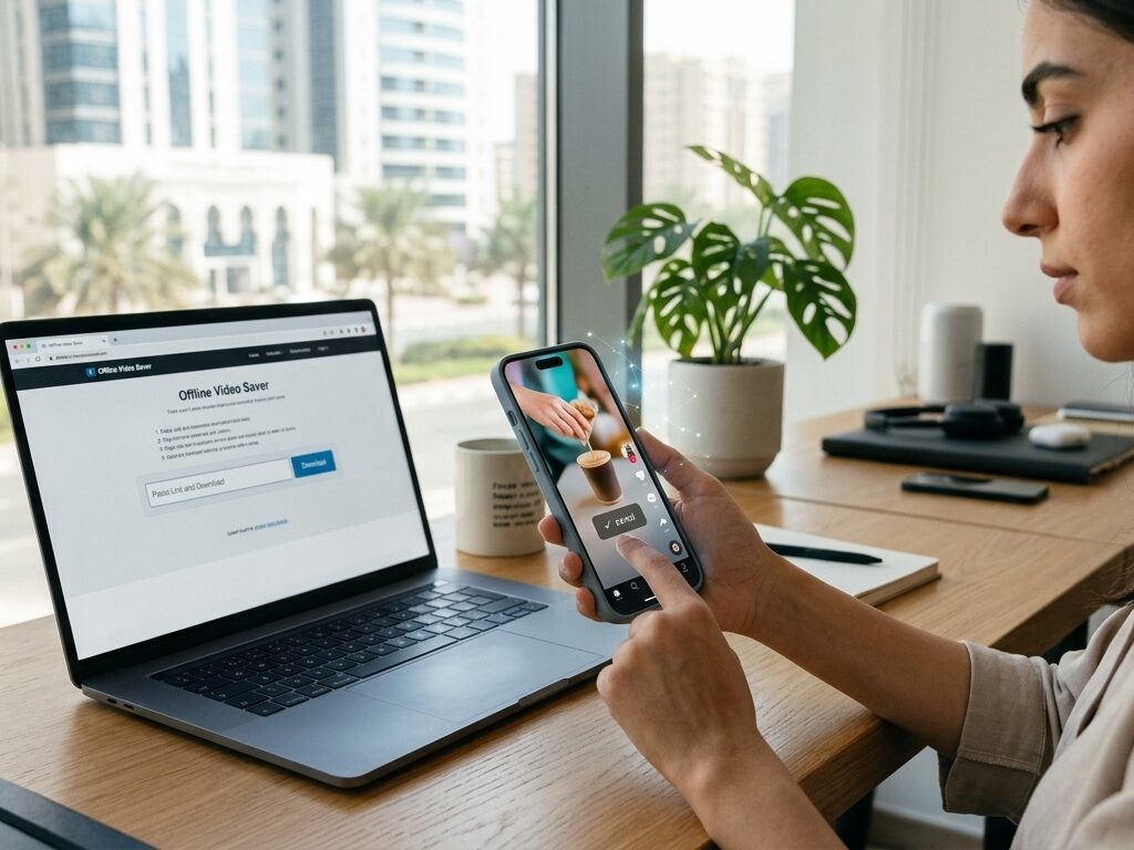 TikTok downloader for saving videos on mobile and desktop